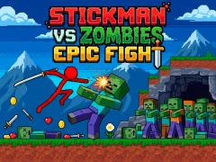ゲームStickman vs Zombies: Epic Fightオンライン