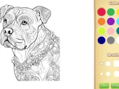 ゲームDog Coloring Book for Adultsオンライン