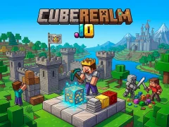 ゲームCubeRealm.ioオンライン
