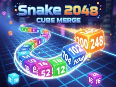 ゲームSnake 2048: Cube Mergeオンライン