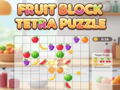 Fruit Block Tetra Puzzle — 無料オンラインゲーム