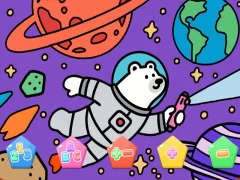 ゲームColor By Code Space Bearオンライン