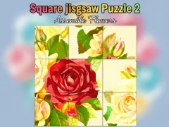 ゲームSquare jigsaw Puzzle 2  Assemble Flowersオンライン