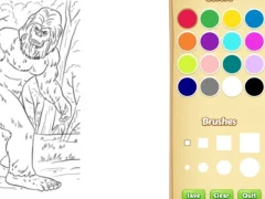 ゲームBigfoot Coloring Bookオンライン