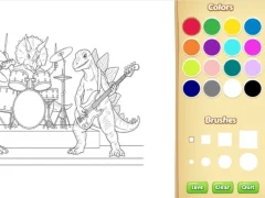 Dinosaur Coloring Book For Kids — 無料オンラインゲーム