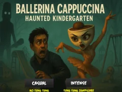 ゲームBallerina Cappuccina Haunted Kindergartenオンライン