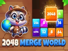 ゲーム2048 Merge Worldオンライン