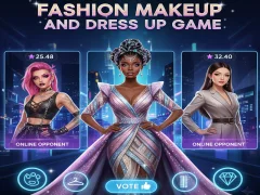 ゲームFashion Makeup And Dress Up Gameオンライン