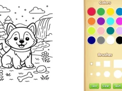 Dog Coloring Book — 無料オンラインゲーム