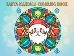 ゲームSanta Mandala Coloring Bookオンライン