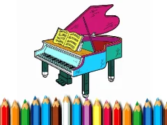Back To School: Piano Coloring Book — 無料オンラインゲーム