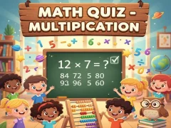 ゲームMath Quiz - Multiplicationオンライン
