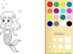 Mermaid Coloring Book For Kids — 無料オンラインゲーム