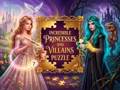 ゲームIncredible Princesses and Villains Puzzleオンライン