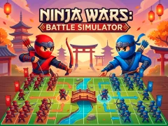 ゲームNinja Wars: Battle Simulatorオンライン