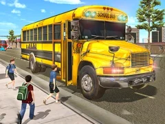 ゲームCity School Bus Drivingオンライン