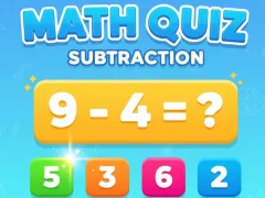ゲームMath Quiz - Subtractionオンライン