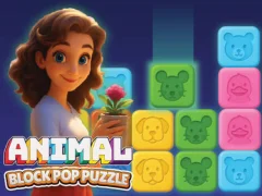 ゲームAnimal Block Pop Puzzleオンライン