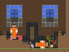 Escape from the prison in Mineblock! Destruction! — 無料オンラインゲーム