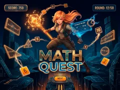 ゲームMathQuestオンライン