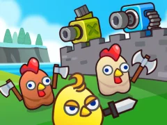 ゲームMerge Cannon: Chicken Defenseオンライン