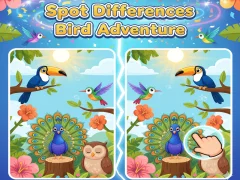 ゲームSpot Differences Bird Adventureオンライン