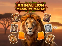 ゲームAnimal Lion Memory Matchオンライン