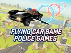ゲームFlying Car Game Police Gamesオンライン