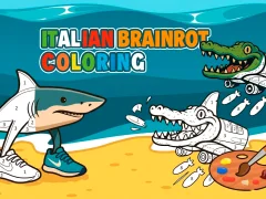 ゲームItalian Brainrot Coloringオンライン