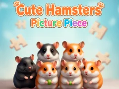 Cute Hamsters Picture piece — 無料オンラインゲーム