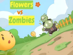 ゲームFlowers vs Zombiesオンライン