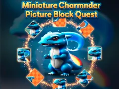 ゲームMiniature Charmander Picture Block Questオンライン