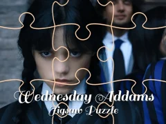 ゲームWednesday Addams Jigsaw Puzzleオンライン