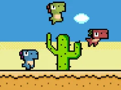 Pixel Dino Run — 無料オンラインゲーム