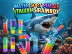 ゲームWater Sort Puzzle Italian Brainrotオンライン