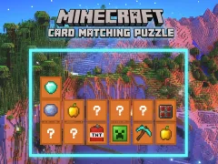 ゲームMinecraft Card Matching Puzzleオンライン