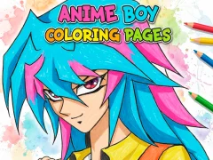 ゲームAnime Boy Coloring Pagesオンライン