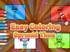 ゲームEasy Coloring Sprunki Timeオンライン