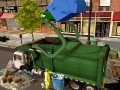 ゲームTown Clean Garbage Truckオンライン