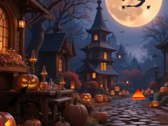 Halloween Spider Web Treasure Escape — 無料オンラインゲーム