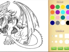 ゲームDragon Chimera Coloring Bookオンライン
