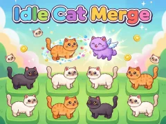 ゲームIdlle Cat Mergeオンライン