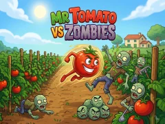 ゲームMr Tomato VS Zombiesオンライン