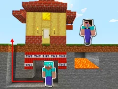 ゲームNoob vs Pro Challengeオンライン