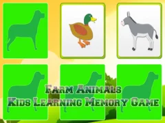 Farm Animals Kids Learning  Memory — 無料オンラインゲーム