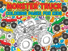 Monster Truck Coloring Pages For Kids — 無料オンラインゲーム