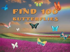 ゲームFind 100 butterfliesオンライン