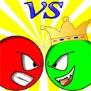 ゲームRed ball vs green kingオンライン