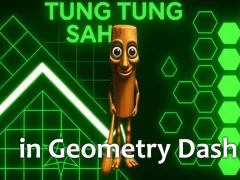 Tung Tung Sahur in Geometry Dash — 無料オンラインゲーム