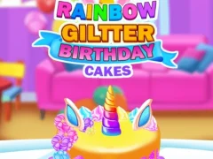 ゲームRainbow Glitter Birthday Cakesオンライン